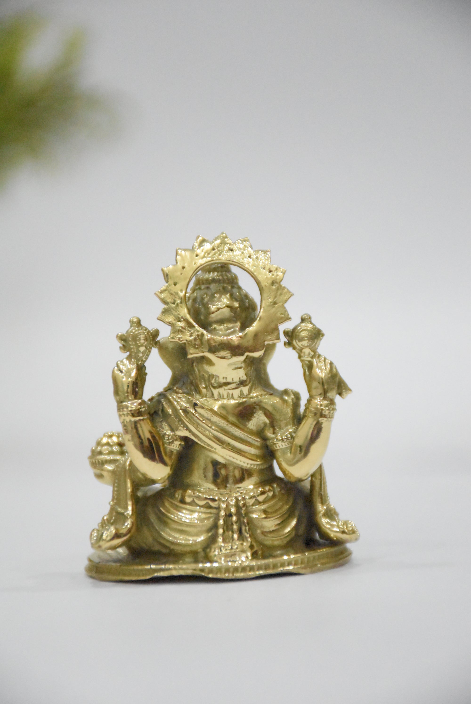 Brass Dashboard Ganesha - 2”